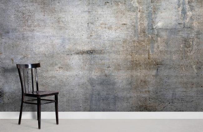 Concrete & Stone | Modern Industrial Concrete Texture Wallpaper Mural 1ft² Grey Concrete & Stone Concrete & Stone