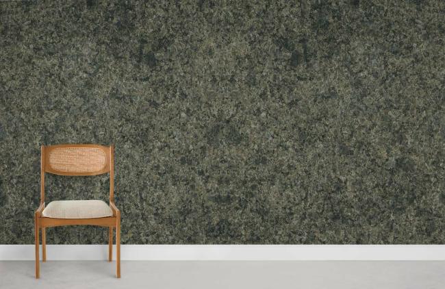 Crystal & Geode | Modern Abstract Granite Texture Mural Wallpaper 1ft² Dark Green Crystal & Geode Crystal & Geode