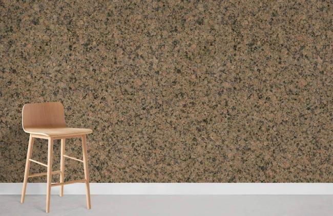 Crystal & Geode | Rustic Textured Granite Mural Wallpaper 1ft² Beige Crystal & Geode Beige